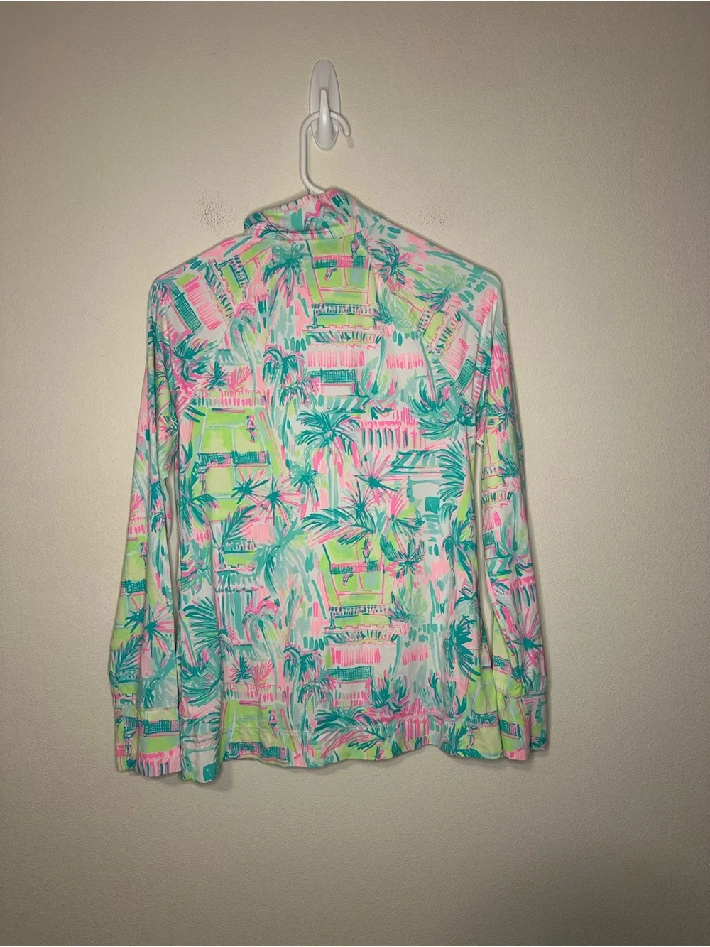 Lilly Pulitzer S Luxlectic Jacket Meryl Perfect Match Zip Up hadlee jacket 29742 - Picture 6 of 7